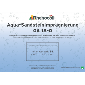 Aqua-Sandsteinimprägnierung GA 18-0
